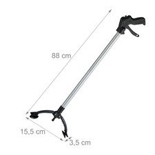 Pinza raccogli oggetti braccio prensile da 88 cm di lunghezza in alluminio