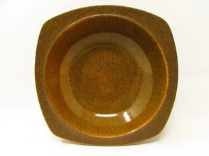 Plaza Brown by Sango eckige Suppen-Müslischale Kupfer mittig matt brauner Rand b389 - Bild 1 von 3