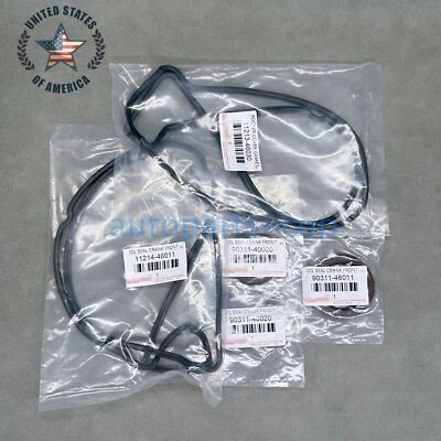 Valve Cover Gaskets W/ Crank And Cam Seals For Toyota Lexus GS300 & IS300 NEW! Foto 1 de 4