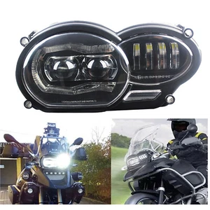 For BMW R1200GS 2005-2012 Adventure 2006-2013 LED DRL Headlight Hi-Low Light - Picture 1 of 12