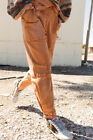 Ulla Johnson Storm Jean In Rust Acid Wash Orange Barrel Pants Size 2 $395