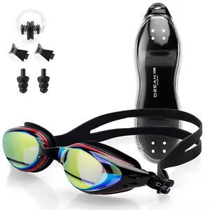 Adjustable Anti Fog Swimming Goggles Ultra-clear Vision For Men Women Adult Kids - Picture 1 of 6