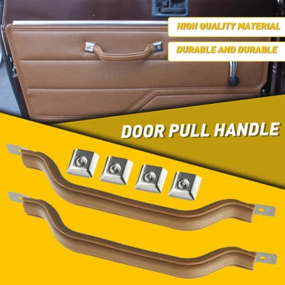 2X Manija de tirador de puerta interior delantera derecha e izquierda para Jeep Wrangler YJ 1987-1995 Foto 1 de 4