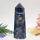 Sodalite With Pyrite Tower Point Healing Crystal Generator Poets Stone 375g 138m