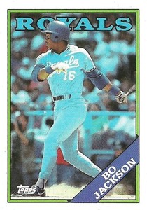 1988 Topps #750 Bo Jackson Kansas City Royals