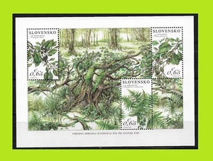 Slovacchia 2016 protezione della natura - foglio souvenir - nuovo di zecca - Foto 1 di 2