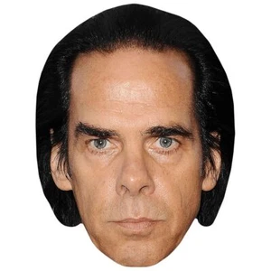 Nick Cave (Stare) Celebrity Mask, Flat Card Face - Picture 1 of 5