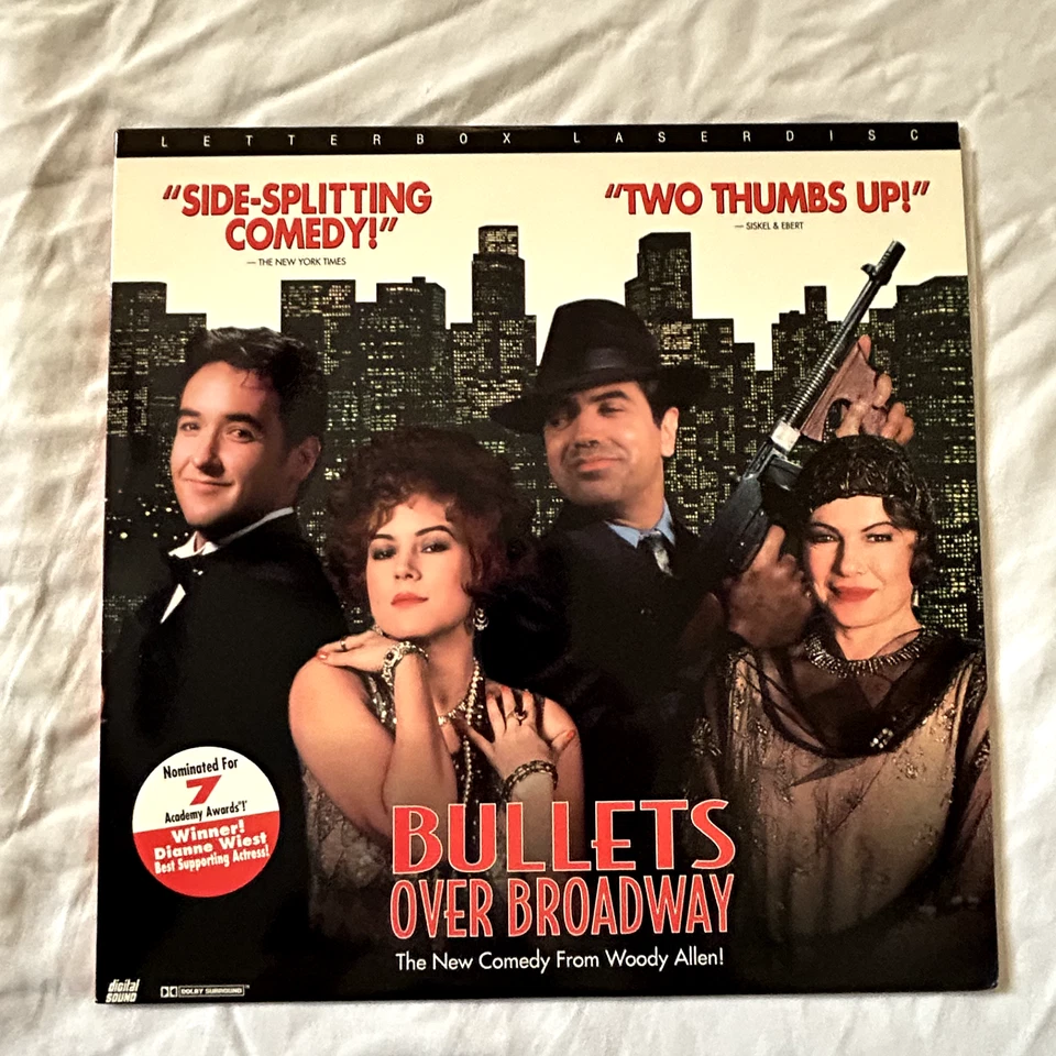 Bullets Over Broadway Letterboxed Widescreen Laserdisc 1994 - Imagem 1 de 3