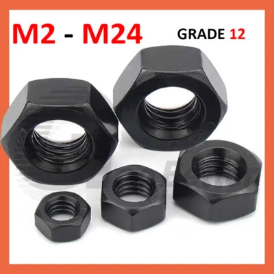 Sechskant-Muttern Sechskantmutter M2 M2.5 M3 M4 M5 M6 M8 M10 M12 M14 M16 - M24 - Bild 1 von 4