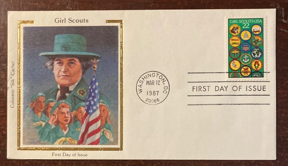 #2251 Girl Scouts FDC with Colorano cachet - Image 1 of 1