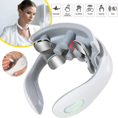 Neck TENS Machine with Heat Electric Neck Massager for Pain Relief 15 Levels