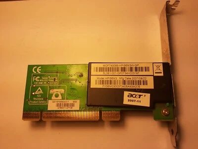 Acer Aspire AST180-UD400B Computer Modem G1700201016210 HP156M3 HPI56M3 - Image 1 of 4