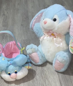 Peluche giocattolo peluche giocattolo imbottito coniglietto pasquale animale & puffalump - Foto 1 di 11