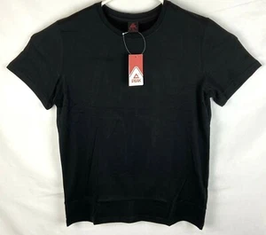 Peak Men's T Shirts Size EUR M Black Short Sleeves Crew Neckline - Picture 1 of 7