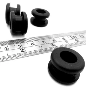 Ojal de goma se adapta a orificio de 1/2", panel de 1/4" de espesor, tiene identificación de 3/8" - ¡Envío gratuito! - Imagen 1 de 12