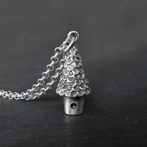 Collar artesanal Andre Chenier Argentium de plata esterlina casa del árbol - Imagen 1 de 1