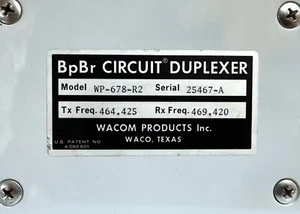 WP-678-R2 Duplexer UHF - Zdjęcie 1 z 6