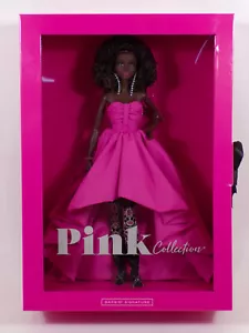 2022 Signature Barbie Pink Collection #4 African American Doll Mint Box HBX96 - Picture 1 of 6