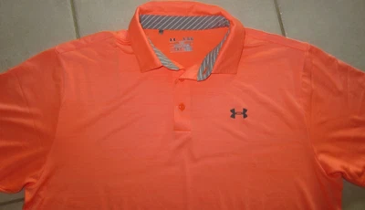 CAMISA DE GOLF HOMBRE UNDER ARMOUR NARANJA XL EXCELENTE ESTADO PECHO 46 Foto 1 de 4