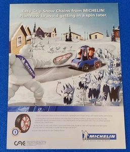 2011 MICHELIN BIDENDUM EASY GRIP TIRE SNOW CHAINS PRINT AD A BETTER WAY FORWARD - Picture 1 of 1