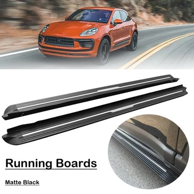 440lbs Running Boards Side Step Fit for Porsche Macan 2014-2024 Pedal Nerf Bars Foto 1 de 4