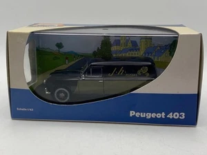 ELIGOR Atlas Peugeot 403 Furgoneta J.H. Fleurs 1/43 Diecast Publicidad - Imagen 1 de 2
