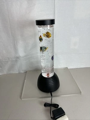Homedics Aquascape   Kaleidoscope 17 Inches  Bubbling  Fish Tank  Lamp - Image 1 of 4
