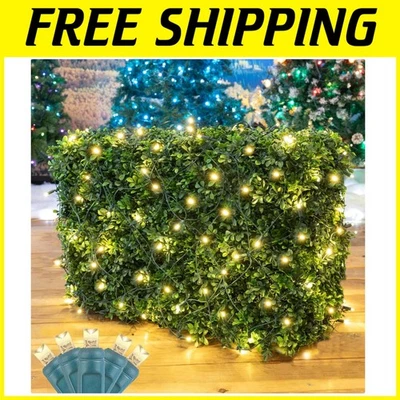 Bright 100 LED Net Lights - Outdoor Hedge and Bush Lighting - Image 1 of 4