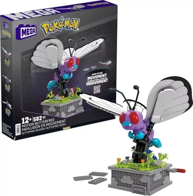 MEGA Pokémon Building Toys Set, Motion Butterfree with 582 Pieces, Collectible - Image 1 of 4