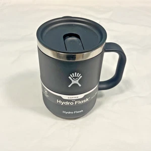 NEW HYDRO FLASK 24 oz COFFEE MUG BLACK double walled insulated cup - Picture 1 of 8