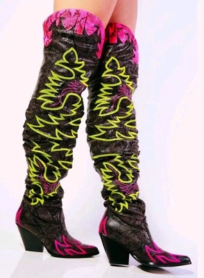 Botas de Vaquera Cape Robbin/Atomic Love Bandit Talla 6 Kelsey-21 Foto 1 de 4