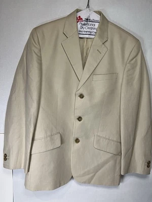 Blazer Abrigo Deportivo Algodón Caqui Banana Republic 38S Leer Descripción Foto 1 de 4