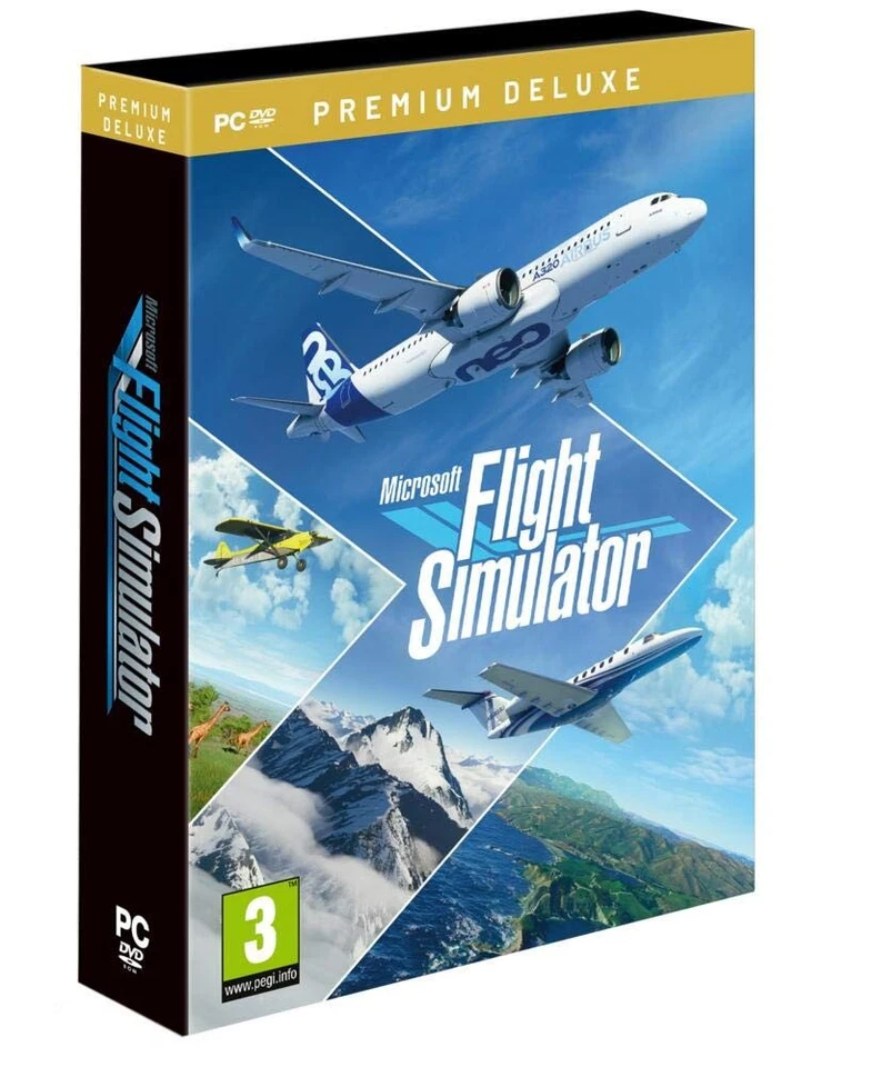 Microsoft Flight Simulator 2020 - Premium Deluxe PC Disc Premiu (PC) (UK IMPORT) - Image 1 of 4