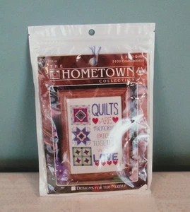 DESIGNS FOR THE NEEDLE QUILTS ARE MEMORIES COUNTED CROSS STITCH KIT #5109 NEW - Picture 1 of 1