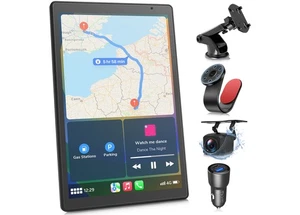 Eonon Vertical P5 Portable Wireless CarPlay Android Auto Car Stereo 8.95" IPS BT - Picture 1 of 13