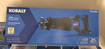 NEW Kobalt KRS-224B-03 24V Variable Speed Brushless RECIPROCATING SAW - Image 1 of 2