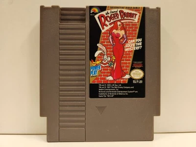 Who Framed Roger Rabbit Nintendo NES Video Game Cartridge Only Tested 1989  - Image 1 of 4