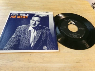 Jim Reeves 45EP - Four Walls - RCA Victor EPA-4062  w/cvr - Image 1 of 2