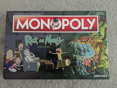 Monopoly: Rick and Morty Edition Board Game (Used- Great Condition) English - Image 1 of 3