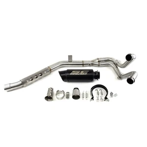 For Yamaha Tenere 700 2019-2025 Whole System Exhaust Header Pipe Muffler Tips - Foto 1 di 7