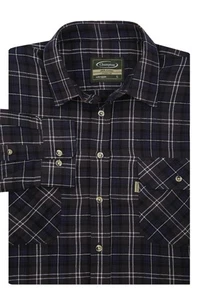 Herren Langarm BUSHED Baumwolle Hemden KILBGGAN von CHAMPION - Bild 1 von 12