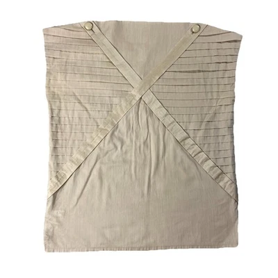 Christian Dior Pret-a-Porter Cap Sleeve Neutral Beige Blouse Womens S Minimalist - Image 1 of 4