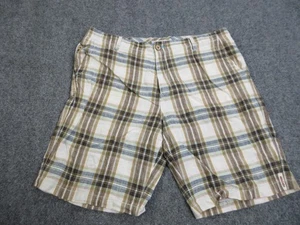 Tommy Bahama Shorts Mens 36 Plaid Linen Casual Summer Lightweight Relax Fit - Picture 1 of 14