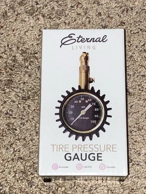 Eternal Living NUEVO Manómetro Analógico para Neumáticos - 100 PSI Foto 1 de 2