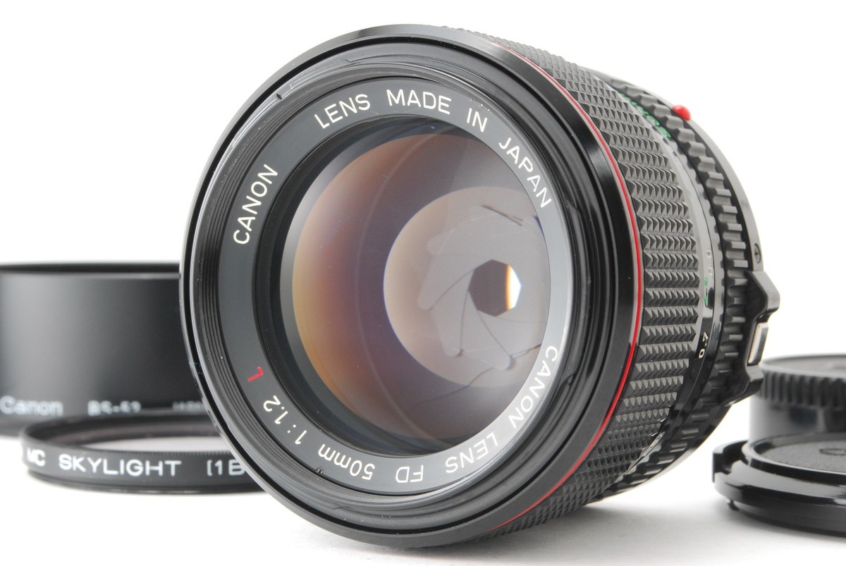 ■レア 単焦点 Canon New FD 50mm F1.2 L クセが強いけど味わい深い。Canon(キャノン)New FD 50mm F1.2