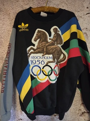 Vintage Olympics Adidas Stockholm 1956 Mens XL Sweatshirt - Image 1 of 4