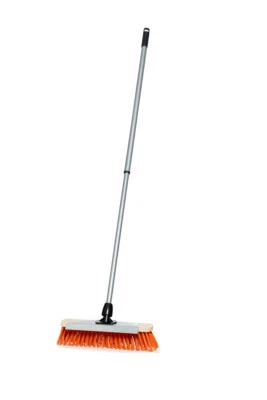 Balai à gratter hiver tôle galvanisée manche télescopique extensible jusqu'à environ 1,3/1,4 m - Photo 1/4