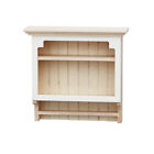 1:12 Dollhouse Miniature Wooden Wall Hanging Storage Rack Kitchen Furniturem _Cu
