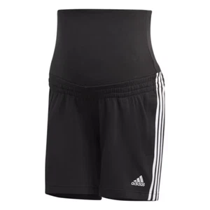 Adidas Pantalones Cortos Maternidad Mujer Negro Reino Unido Talla 8-10 (Pequeño) PVP £35 NUEVO CON ETIQUETAS 3 Rayas - Imagen 1 de 15