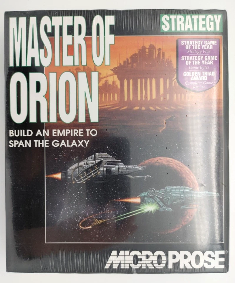 Master of Orion (DOS 386 PC, 1993) BRAND NEW Plastic Seal Big Box! - Image 1 of 4